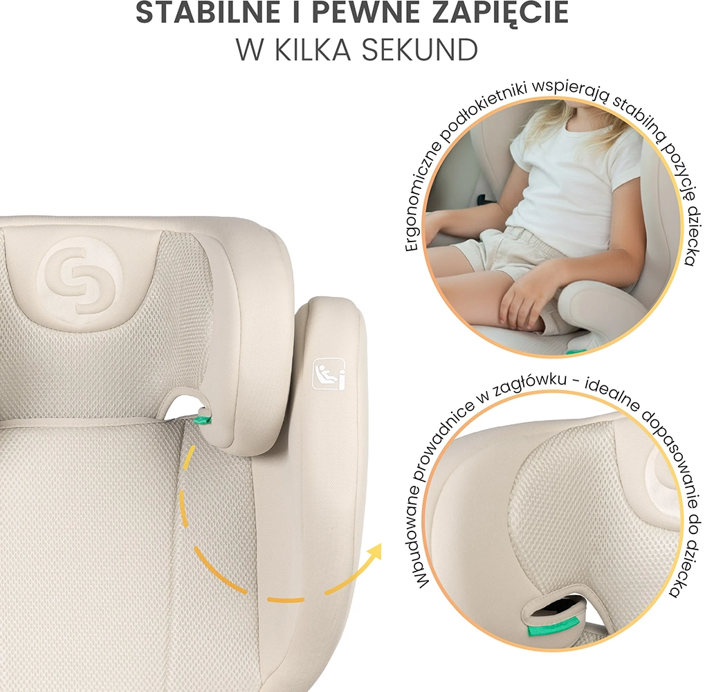 Автокресло Caretero Breezy Fix i-Size GREY (100-150 см)