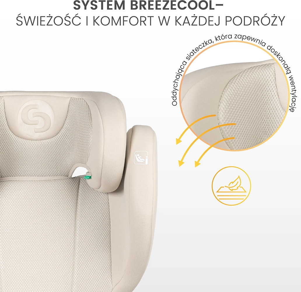 Автокресло Caretero Breezy Fix i-Size GREY (100-150 см)