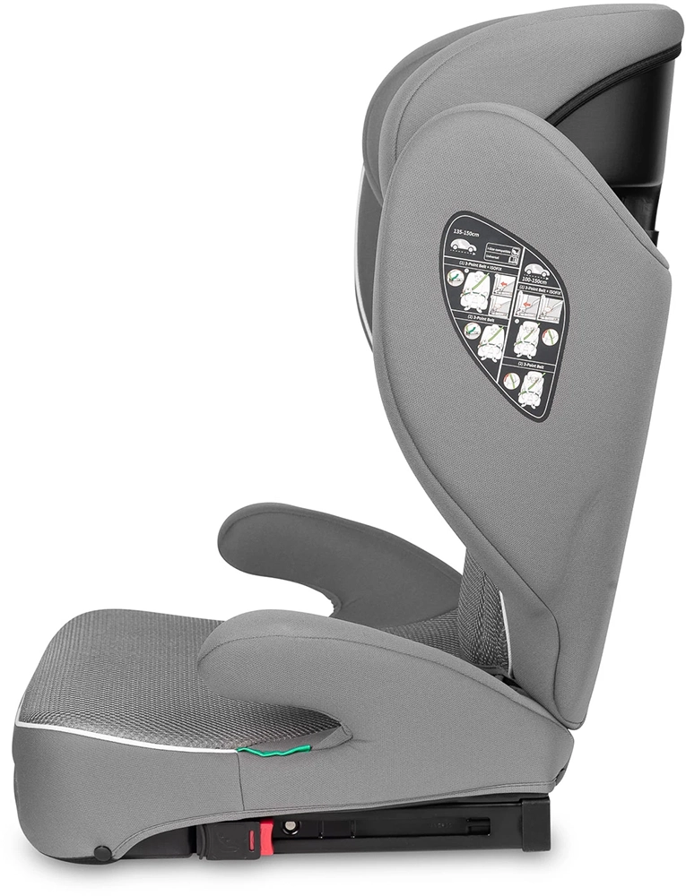 Автокресло Caretero Breezy Fix i-Size GREY (100-150 см)