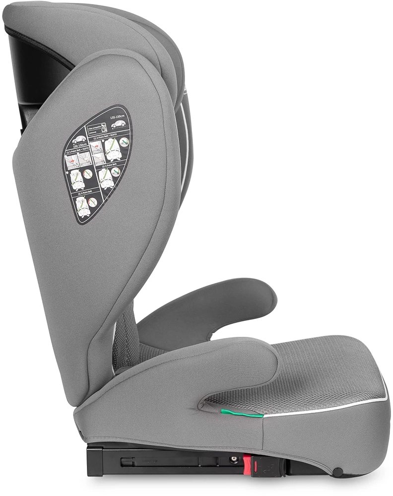 Автокресло Caretero Breezy Fix i-Size GREY (100-150 см)