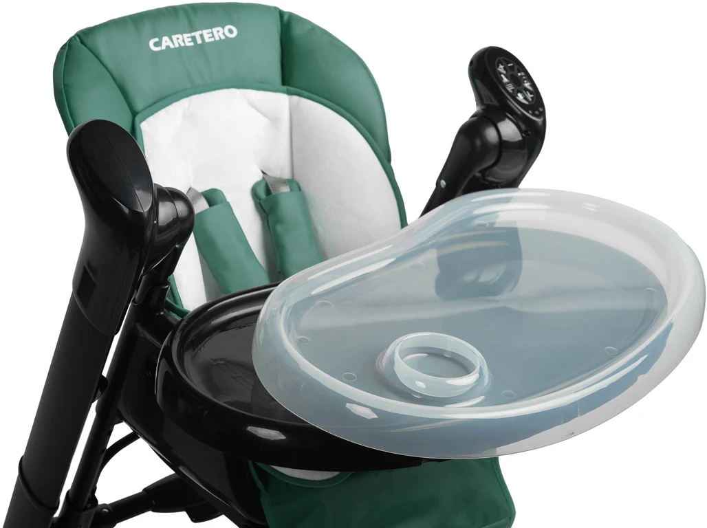 Дитячий стільчик для годування Caretero Indigo Black Green