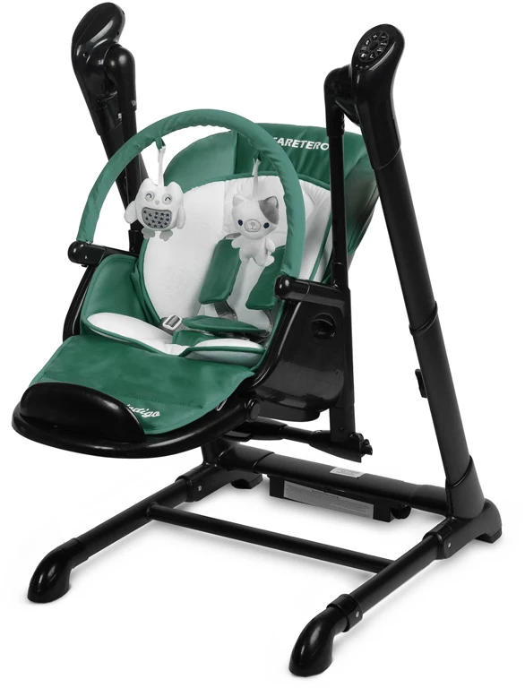 Дитячий стільчик для годування Caretero Indigo Black Green