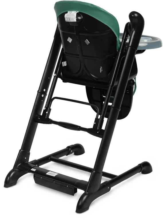Дитячий стільчик для годування Caretero Indigo Black Green