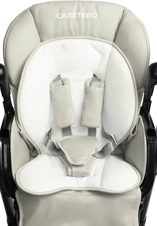 Дитячий стільчик для годування Caretero Indigo Black Grey
