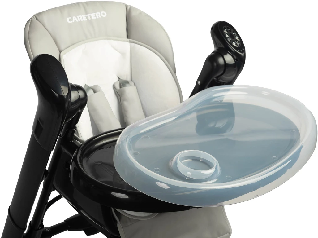 Дитячий стільчик для годування Caretero Indigo Black Grey