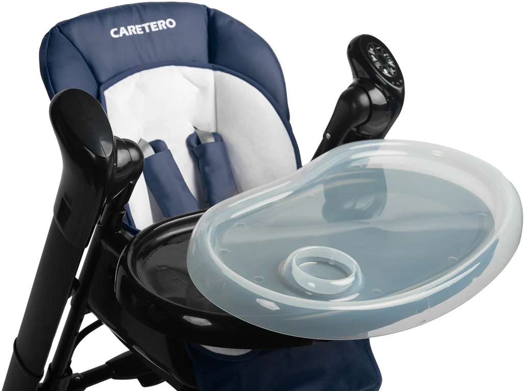 Дитячий стільчик для годування Caretero Indigo Black Navy