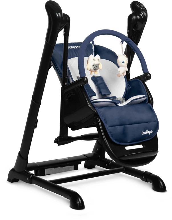 Дитячий стільчик для годування Caretero Indigo Black Navy