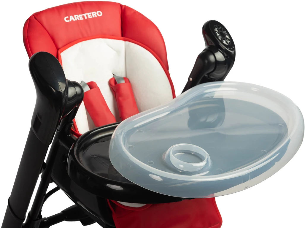Дитячий стільчик для годування Caretero Indigo Black Wine