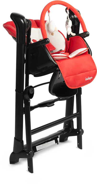 Дитячий стільчик для годування Caretero Indigo Black Wine
