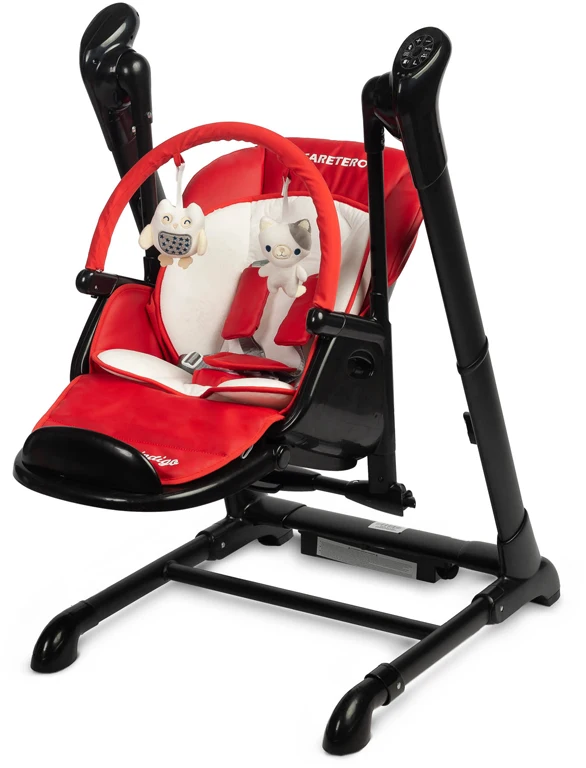 Дитячий стільчик для годування Caretero Indigo Black Wine