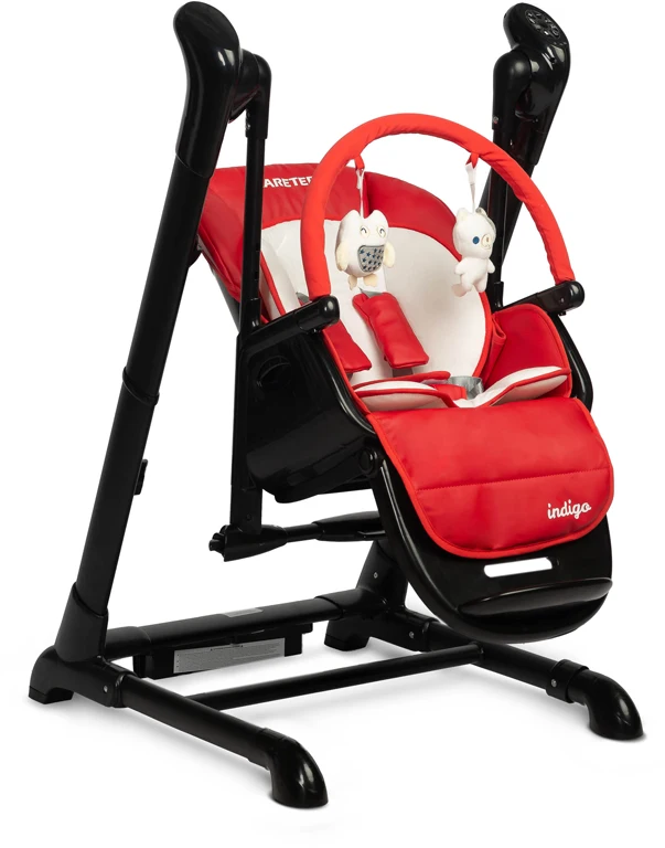 Дитячий стільчик для годування Caretero Indigo Black Wine