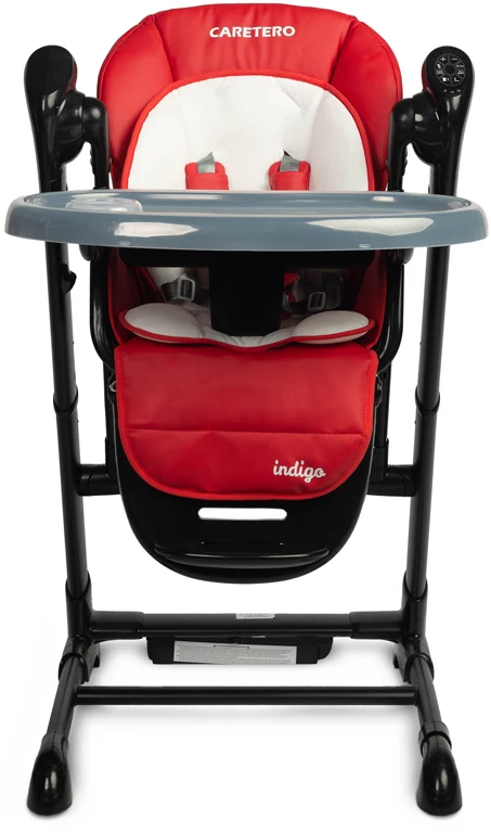 Дитячий стільчик для годування Caretero Indigo Black Wine
