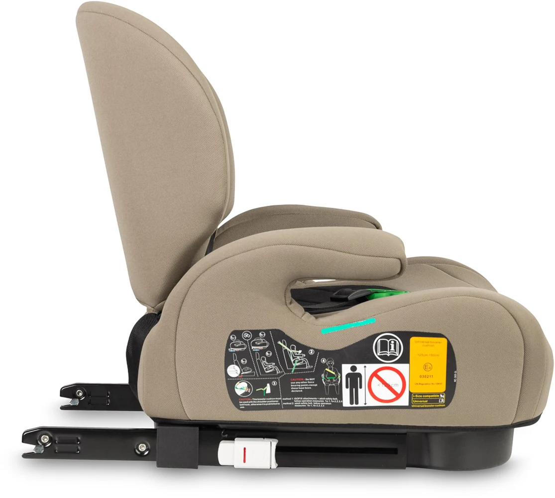 Автокресло бустер Caretero Irbis I-SIZE (125-150 см) Beige