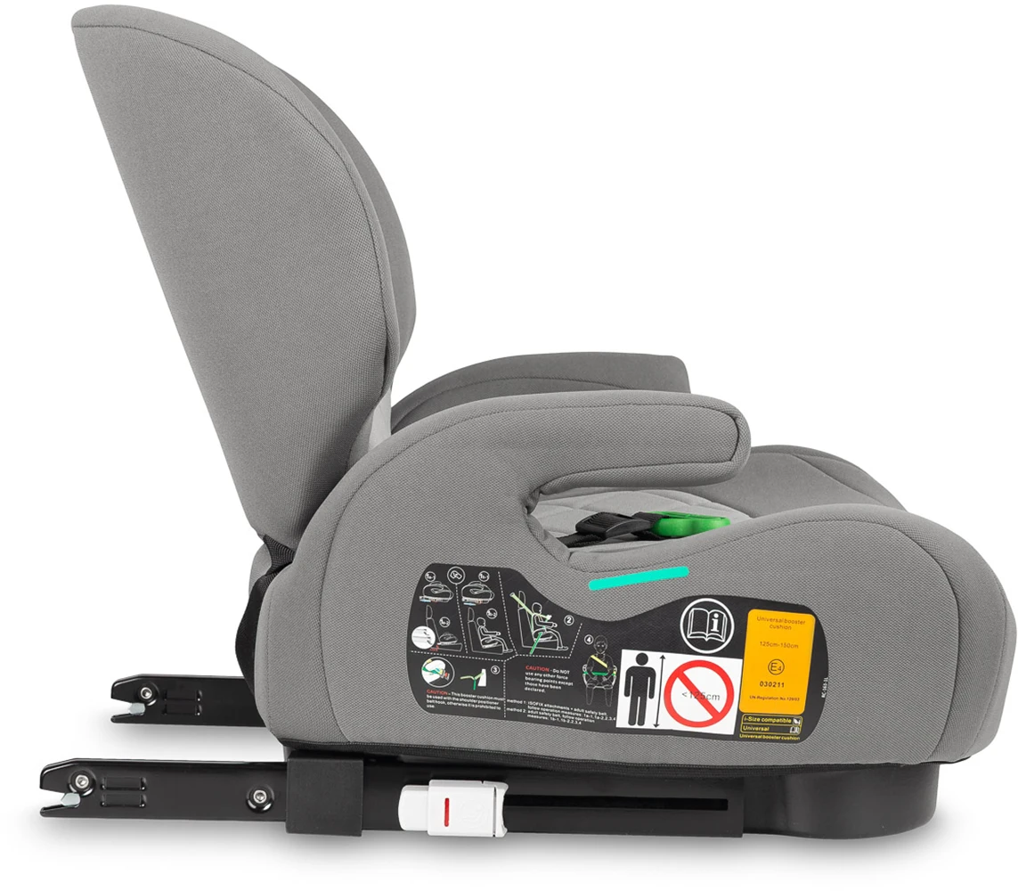 Автокресло бустер Caretero Irbis I-SIZE (125-150 см) Graphite