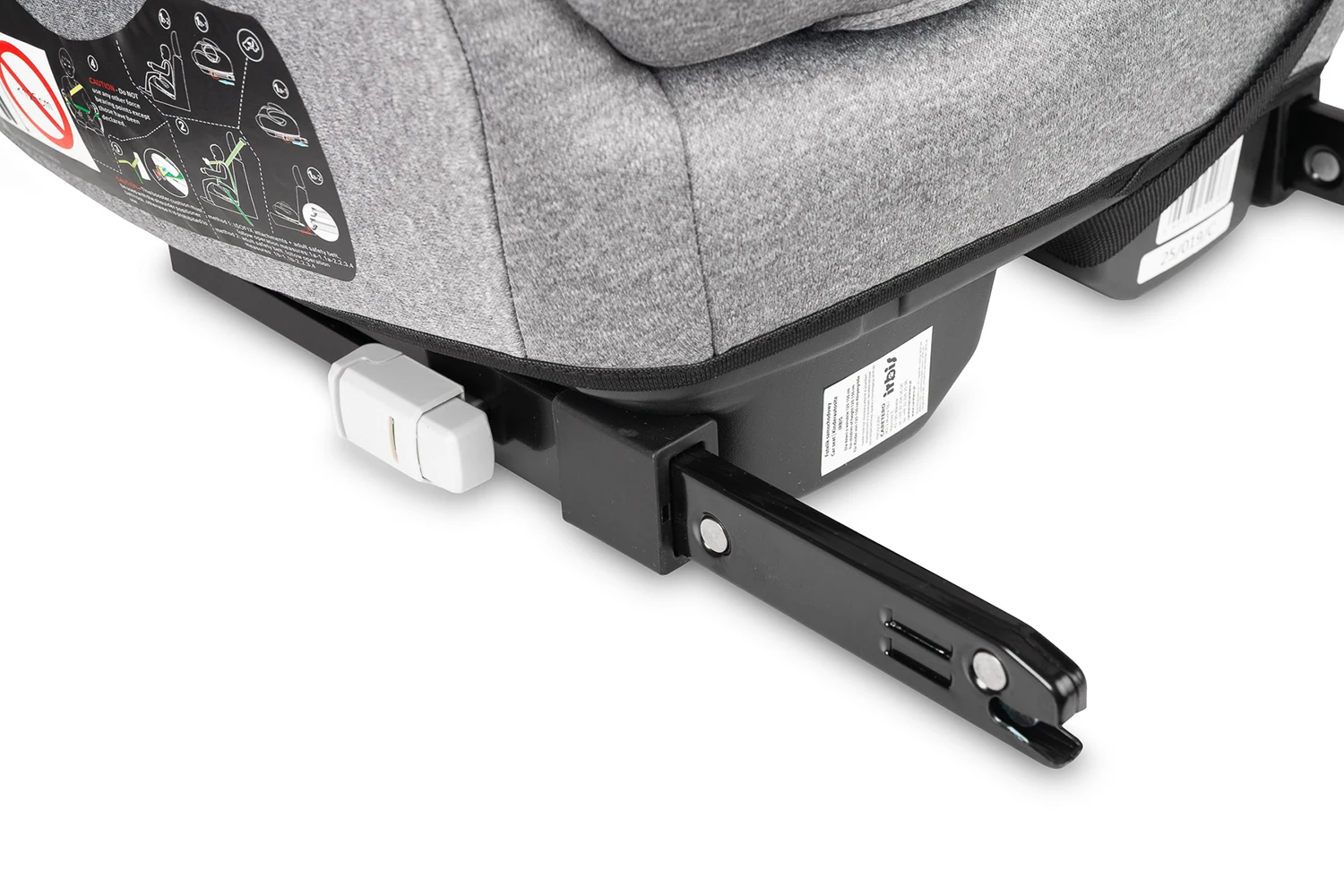 Автокресло бустер Caretero Irbis I-SIZE (125-150 см) Grey Melange