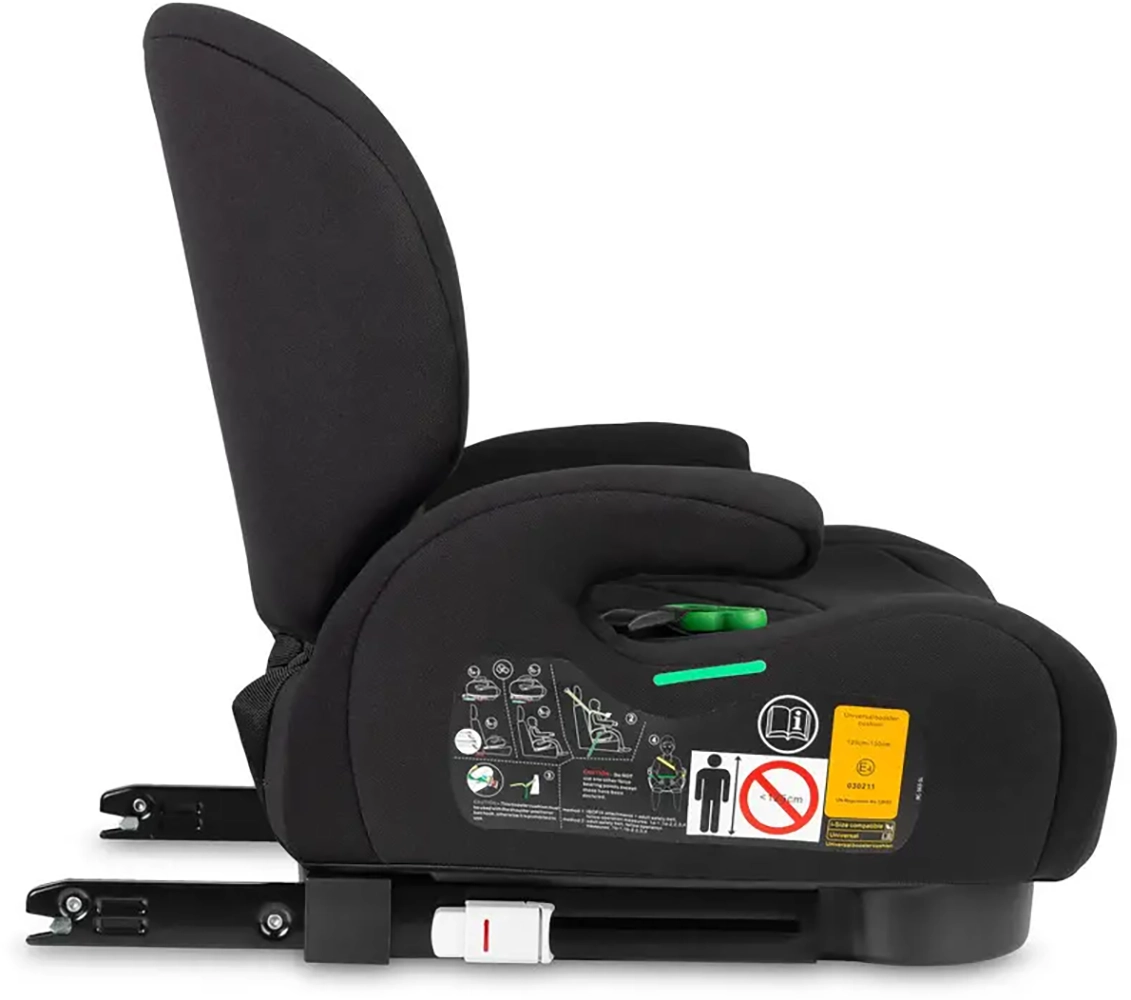 Автокрісло бустер Caretero Irbis I-SIZE (125-150 см) Black