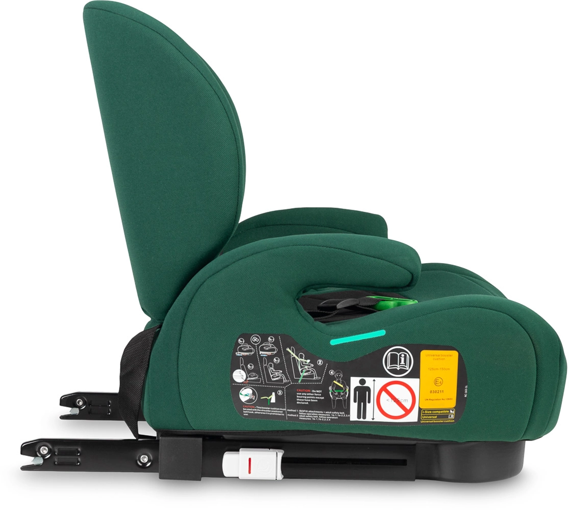 Автокрісло бустер Caretero Irbis I-SIZE (125-150 см) Emerald
