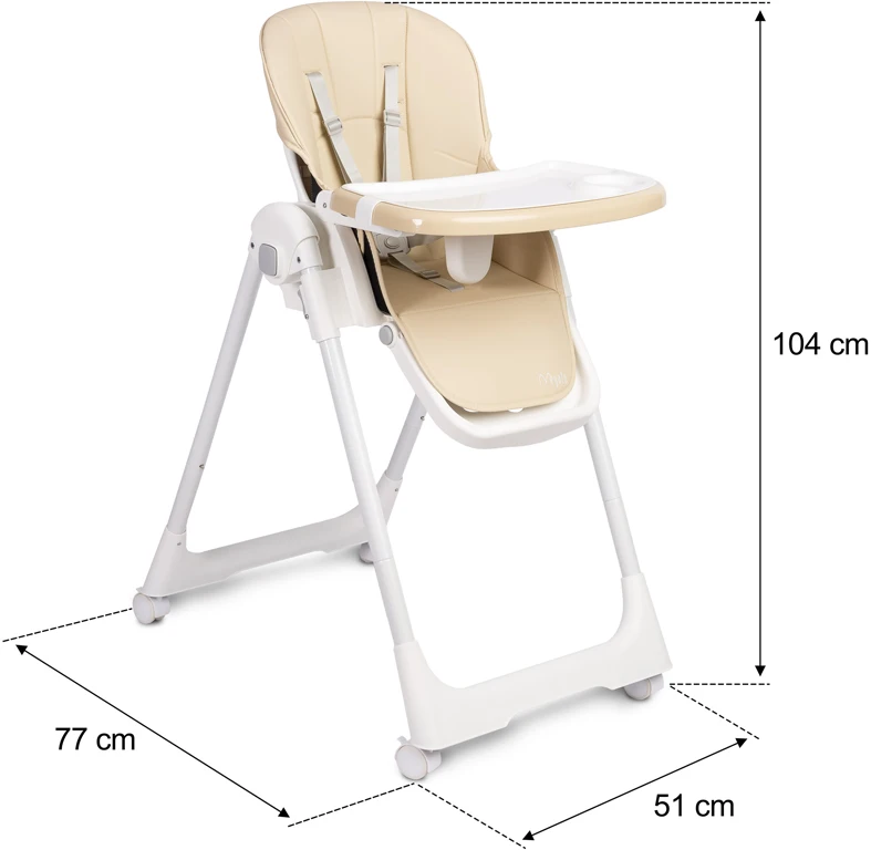 Стільчик для годування Caretero Megalo Beige