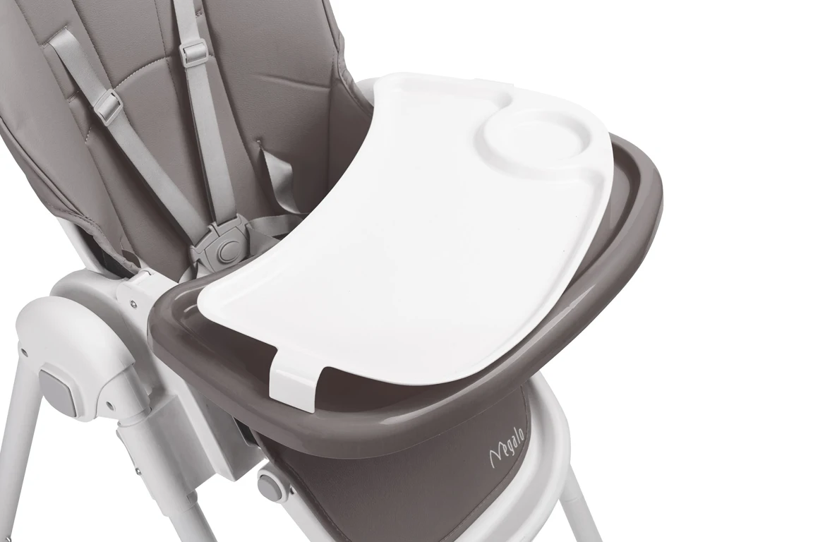 Стільчик для годування Caretero Megalo Dark Grey