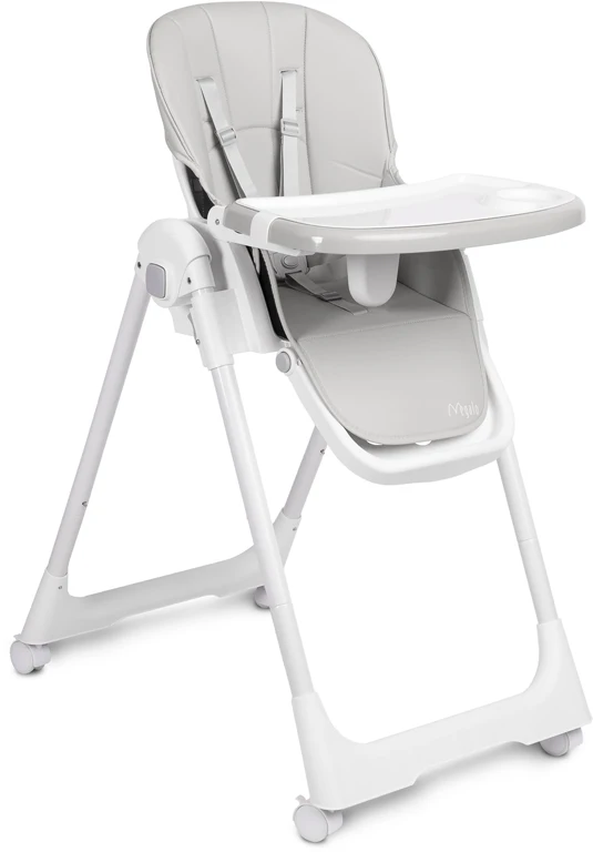 Стільчик для годування Caretero Megalo Light Grey