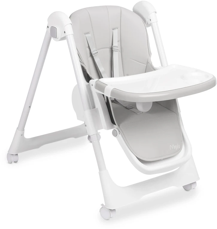 Стільчик для годування Caretero Megalo Light Grey