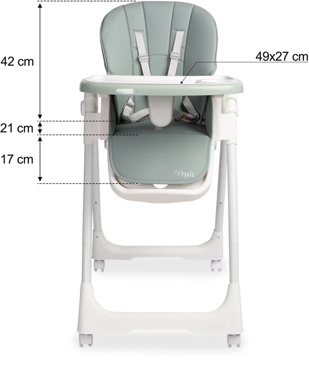 Стільчик для годування Caretero Megalo Mint