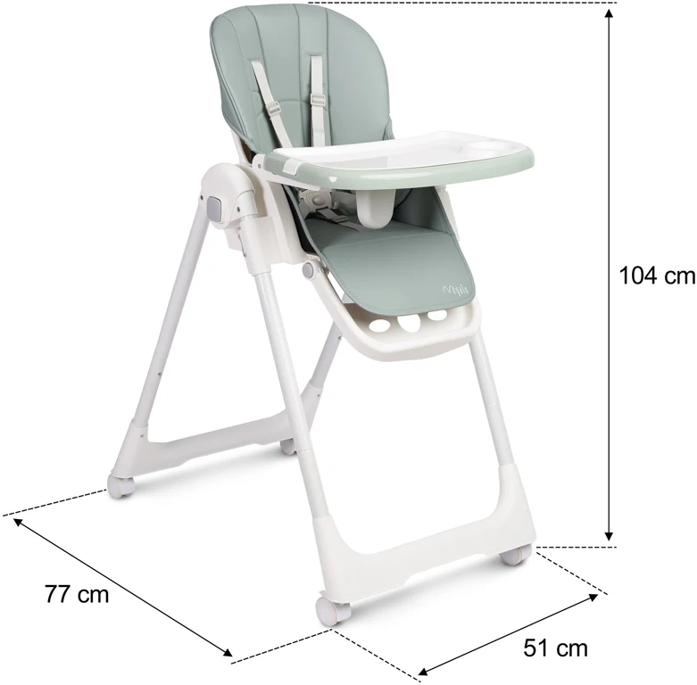 Стільчик для годування Caretero Megalo Mint