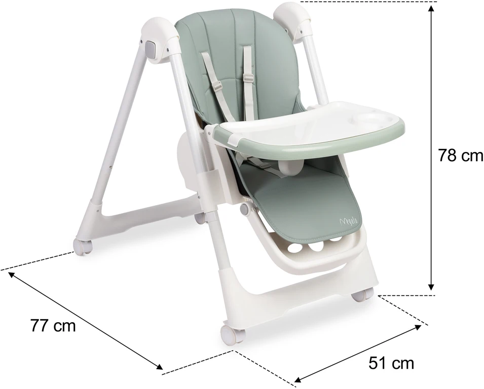 Стільчик для годування Caretero Megalo Mint