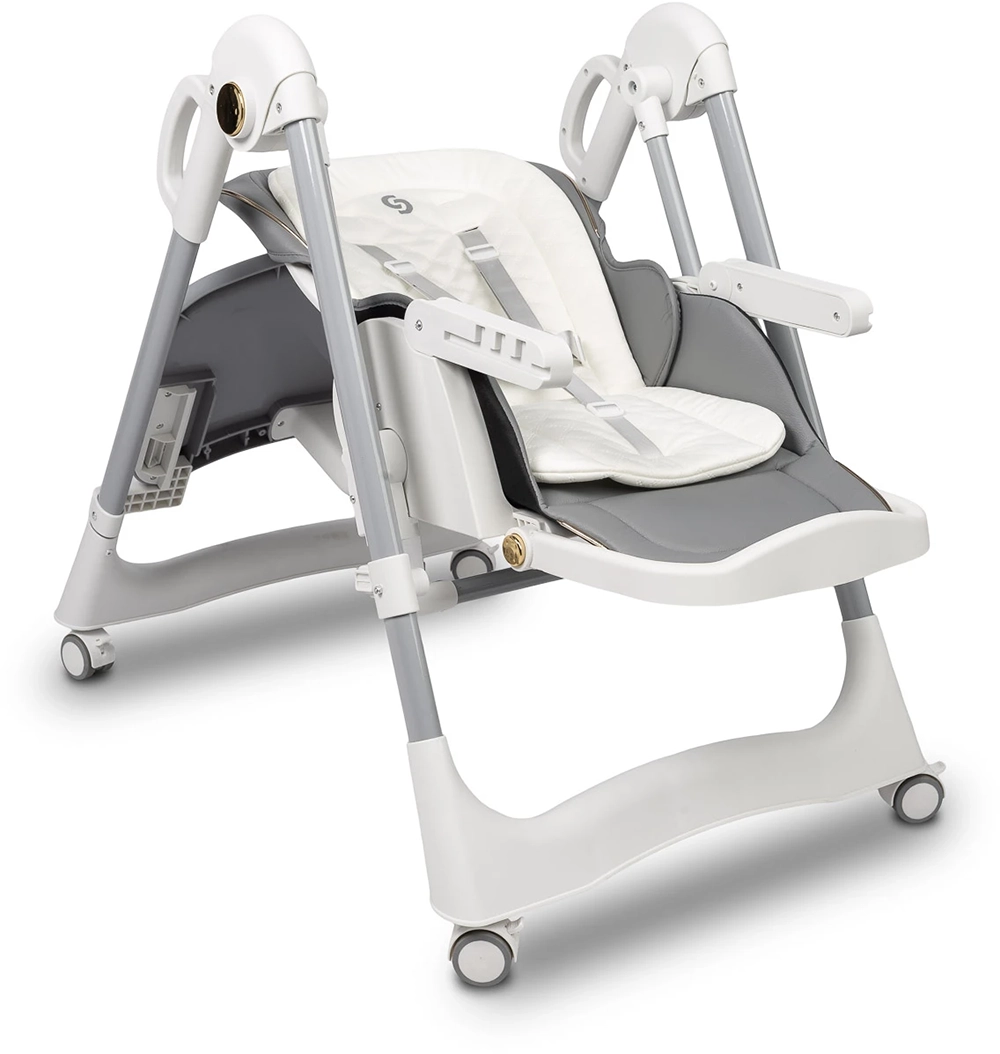 Стульчик для кормления 3 в 1 Caretero Nesto GREY