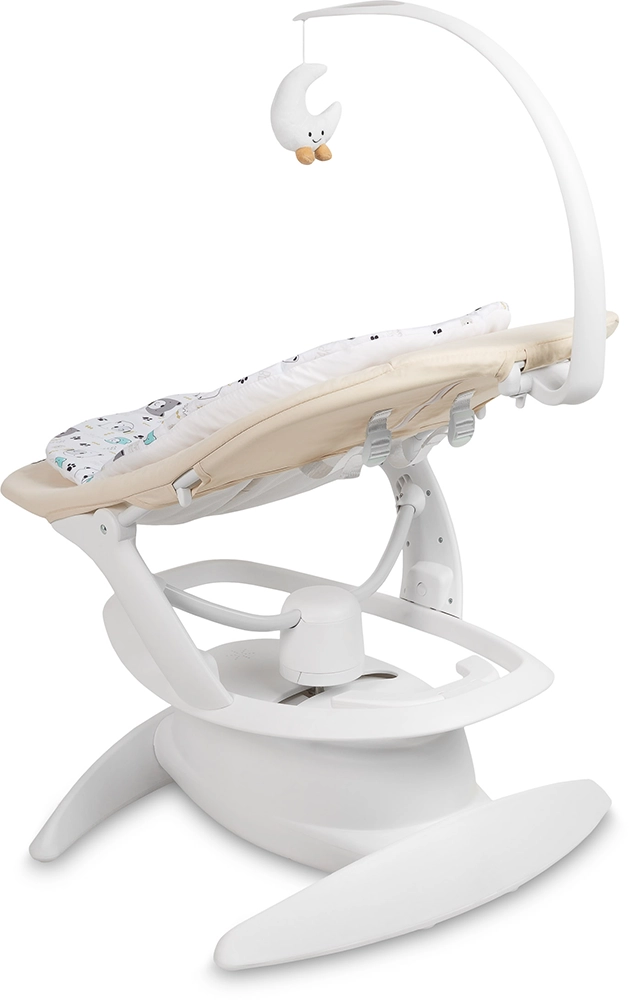 Шезлонг-гойдалка 2 в 1 Caretero Noco Beige