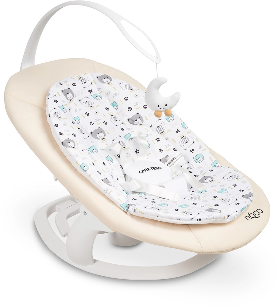 Шезлонг-гойдалка 2 в 1 Caretero Noco Beige