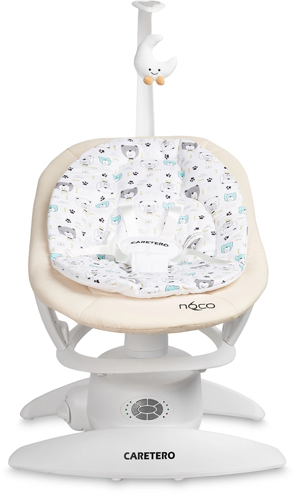 Шезлонг-гойдалка 2 в 1 Caretero Noco Beige