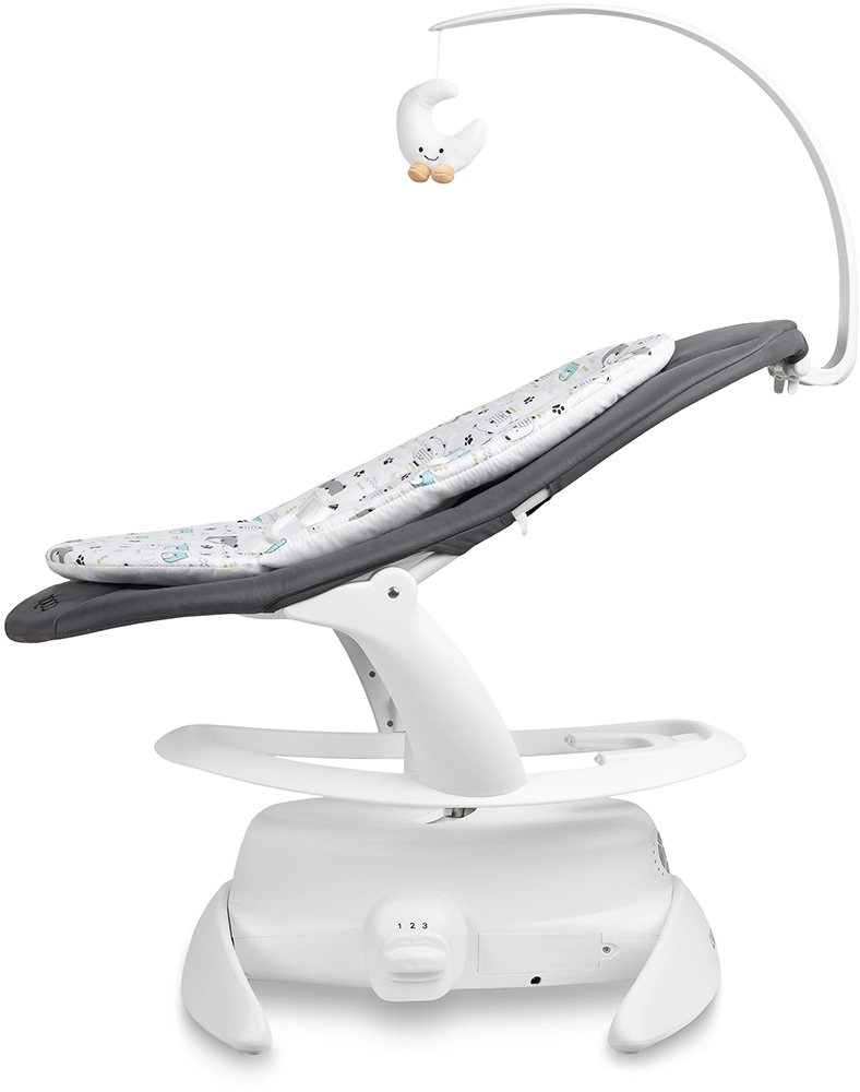 Шезлонг-гойдалка 2 в 1 Caretero Noco Graphite
