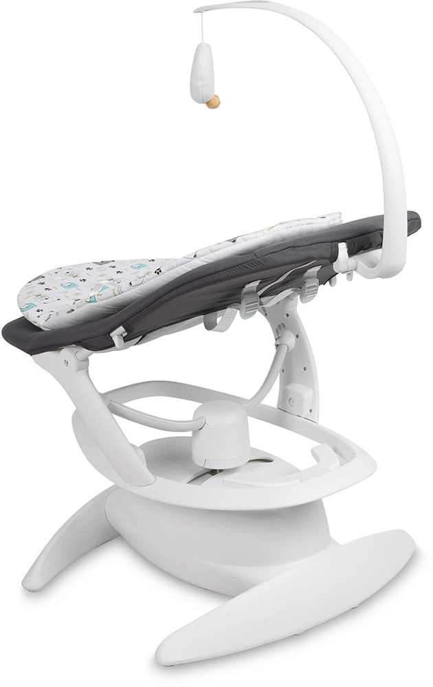 Шезлонг-гойдалка 2 в 1 Caretero Noco Graphite