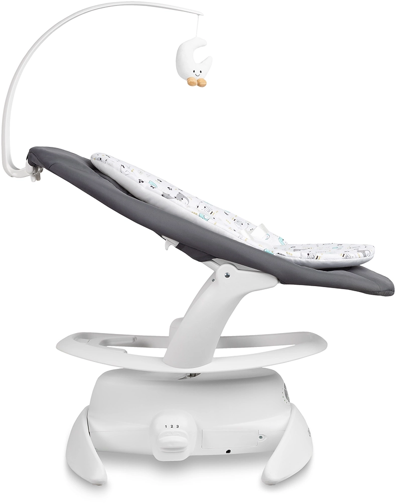 Шезлонг-гойдалка 2 в 1 Caretero Noco Graphite