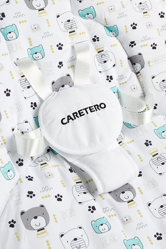 Шезлонг-гойдалка 2 в 1 Caretero Noco Grey