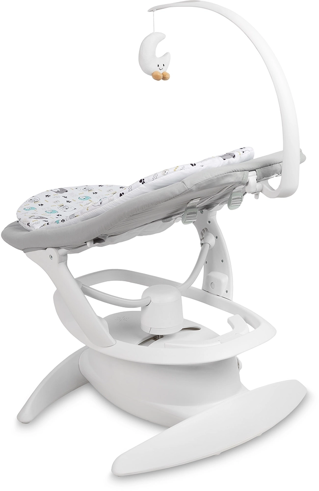 Шезлонг-гойдалка 2 в 1 Caretero Noco Grey