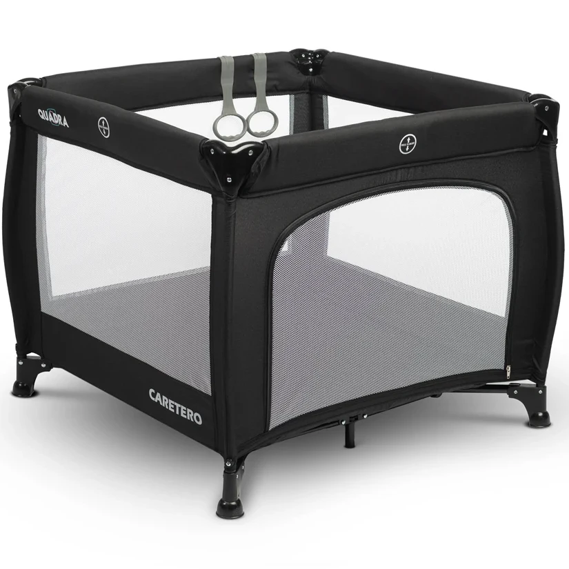 Манеж Caretero Quadra Black