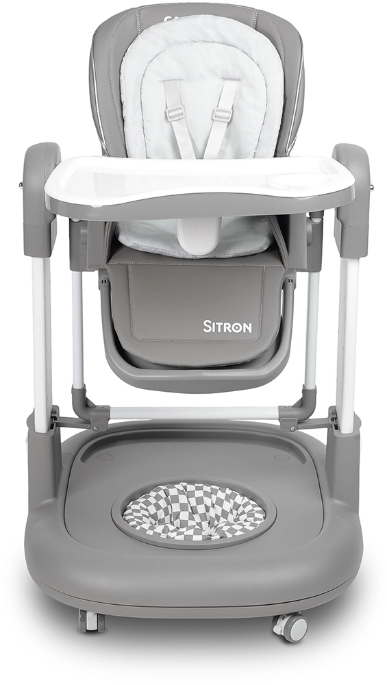 Стільчик для годування 3 в 1 Caretero Sitron Grey