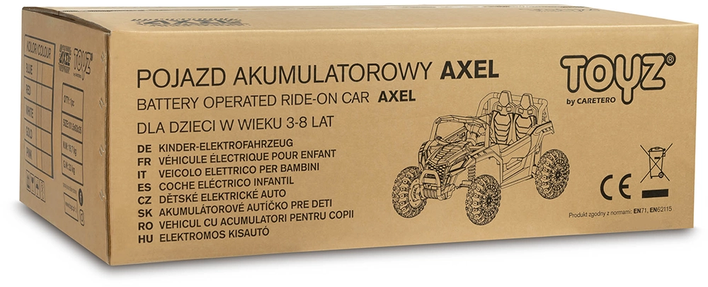 Електромобіль баггі Caretero (Toyz) Axel RED