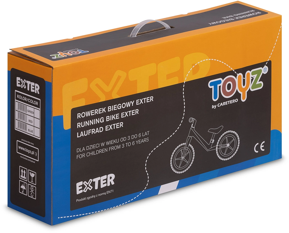 Біговел Caretero (Toyz) Exter Green