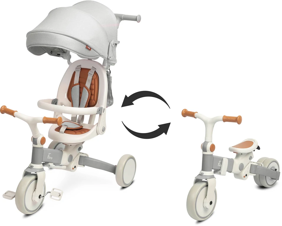 Триколісний велосипед Caretero (Toyz) Faro Grey