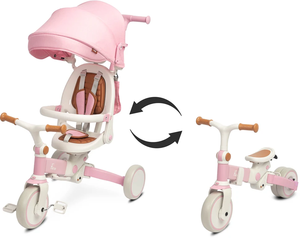 Триколісний велосипед Caretero (Toyz) Faro Pink