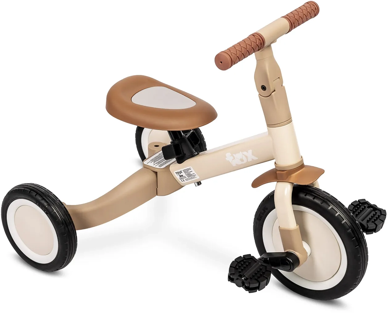 Трехколесный велосипед 4 в 1 Caretero (Toyz) Fox Beige