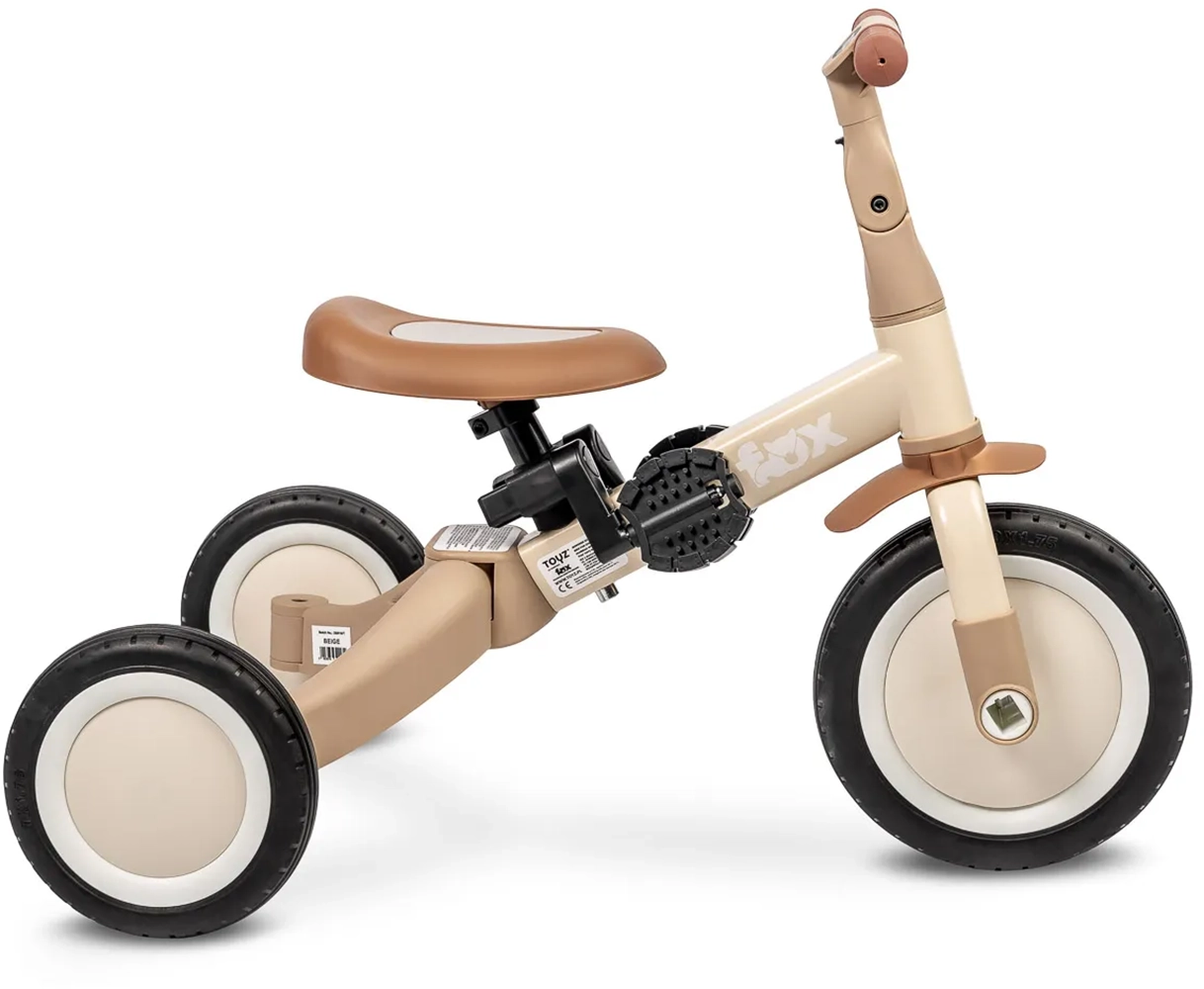 Трехколесный велосипед 4 в 1 Caretero (Toyz) Fox Beige