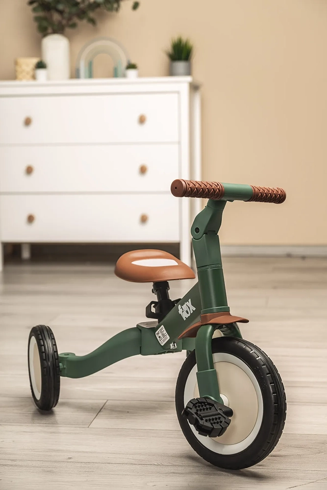 Триколісний велосипед 4 в 1 Caretero (Toyz) Fox Green
