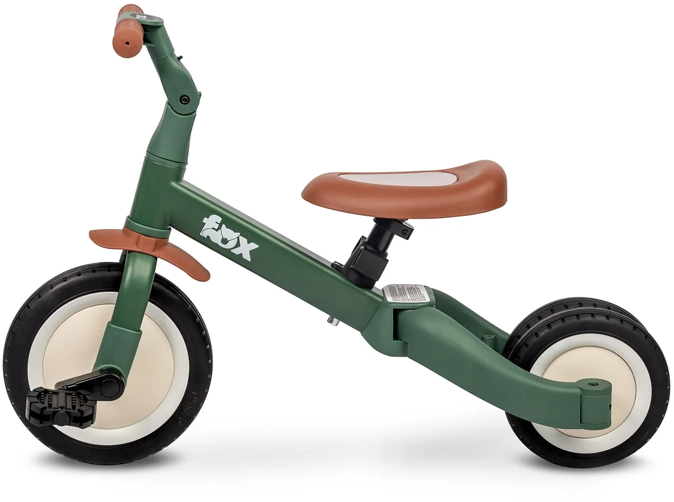 Триколісний велосипед 4 в 1 Caretero (Toyz) Fox Green