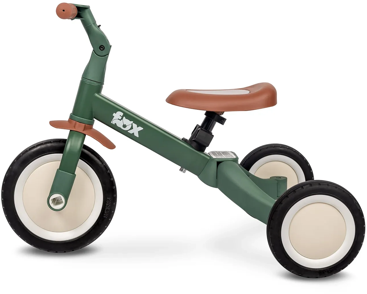 Триколісний велосипед 4 в 1 Caretero (Toyz) Fox Green