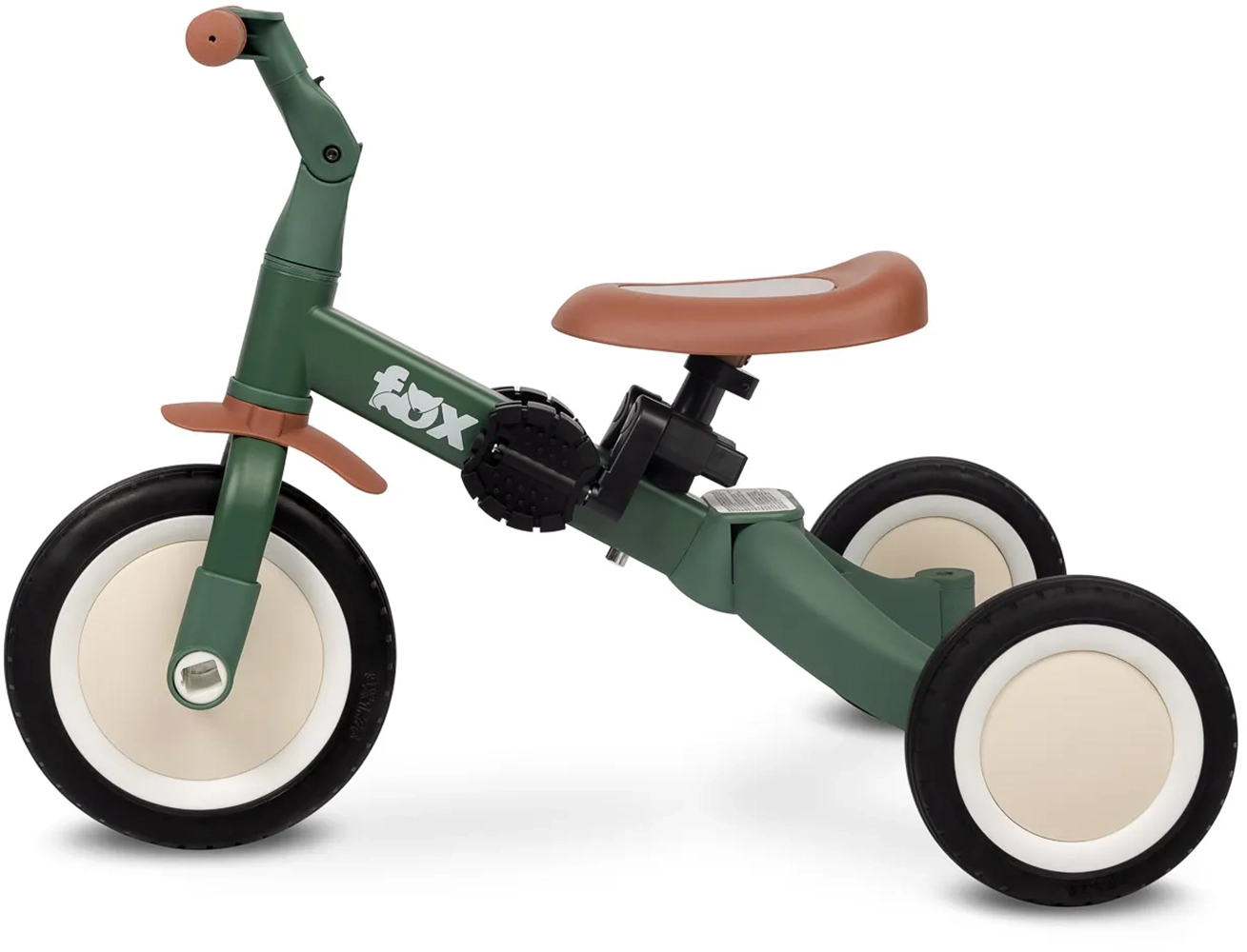 Триколісний велосипед 4 в 1 Caretero (Toyz) Fox Green