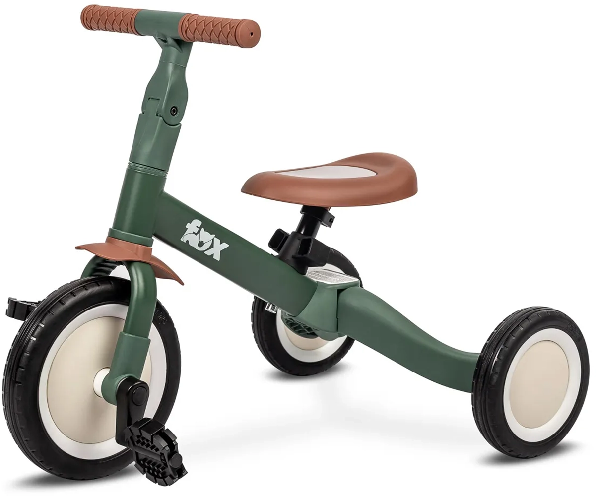 Триколісний велосипед 4 в 1 Caretero (Toyz) Fox Green